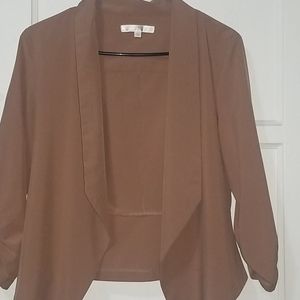 Cute Brown dressy Blazer